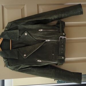 BLANK NYC Suede Leather Jacket